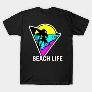 Beach Life 80's style T-Shirt